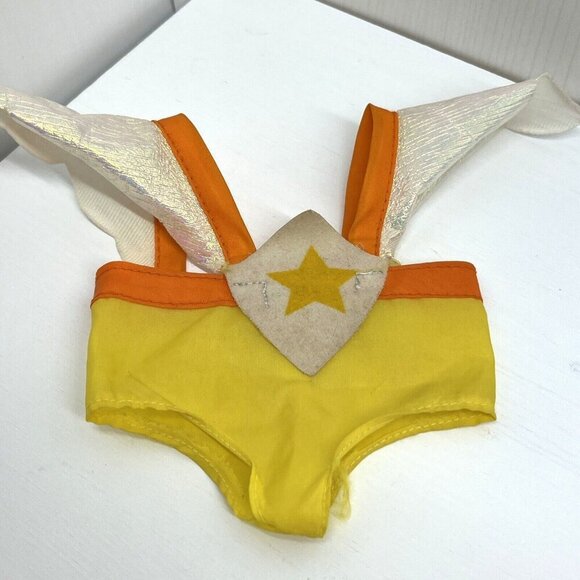 Vintage Rainbow Brite Canary Yellow replacement Outfit Jumpsuit 1983 - Picture 1 of 12